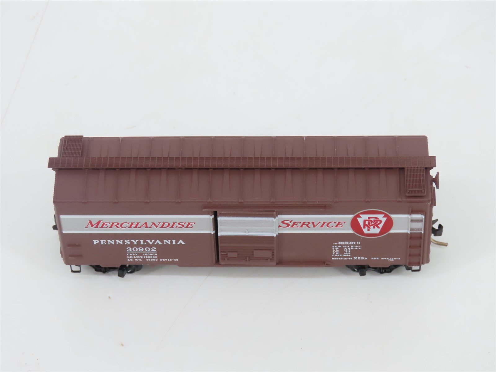 N Micro-Trains MTL 20066 PRR Pennsylvania Merchandise Service 40' Box Car #30902