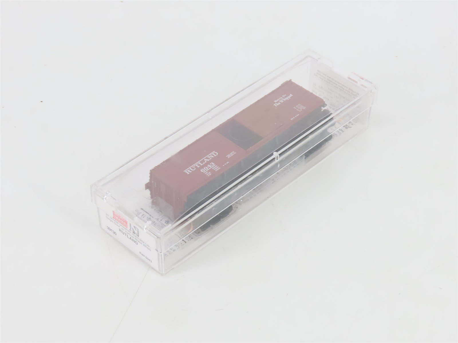 N Scale Micro-Trains MTL 39130 RUT Rutland Route Of The Whippet 40' Boxcar #6043