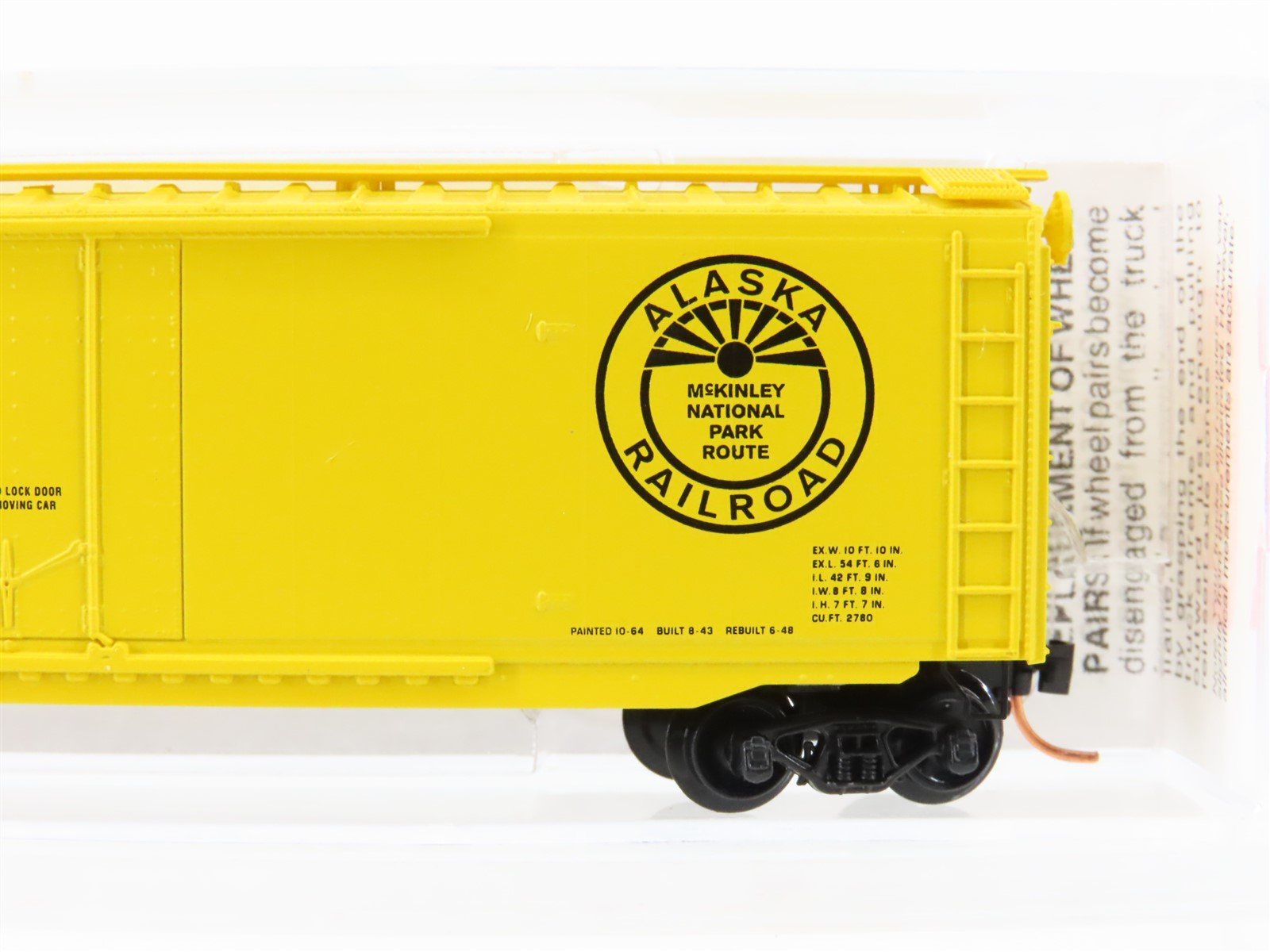 N Scale Micro-Trains MTL 32100 ARR Alaska 50' Standard Boxcar #11728