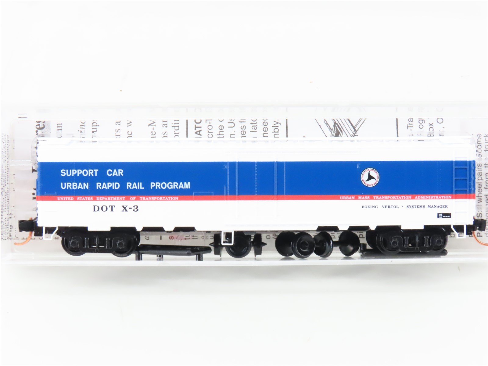 N Scale Micro-Trains MTL 52090 UMTA 52' Riveted Steel Express Reefer Car DOT X-3