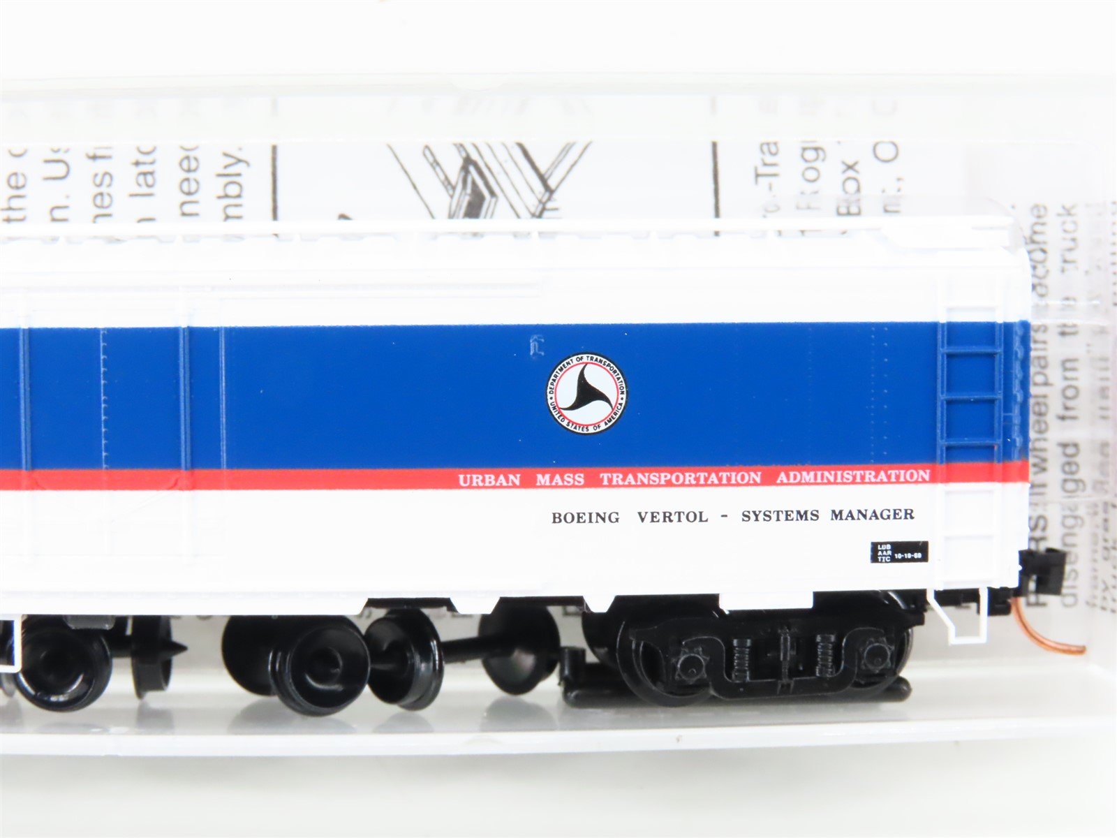 N Scale Micro-Trains MTL 52090 UMTA 52' Riveted Steel Express Reefer Car DOT X-3