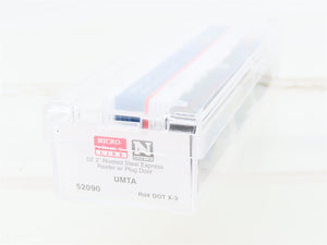 N Scale Micro-Trains MTL 52090 UMTA 52' Riveted Steel Express Reefer Car DOT X-3