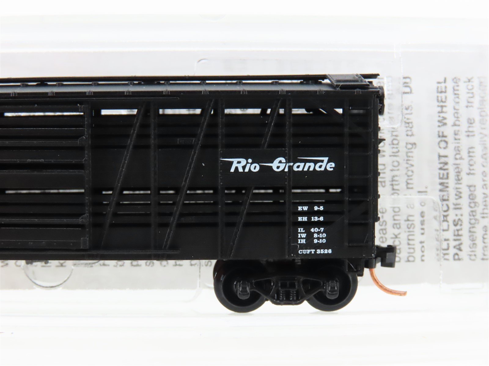 N Scale Micro-Trains MTL 35090 DRGW Rio Grande 40' Stock Car #36413