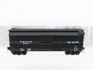 N Scale Micro-Trains MTL 35090 DRGW Rio Grande 40' Stock Car #36413