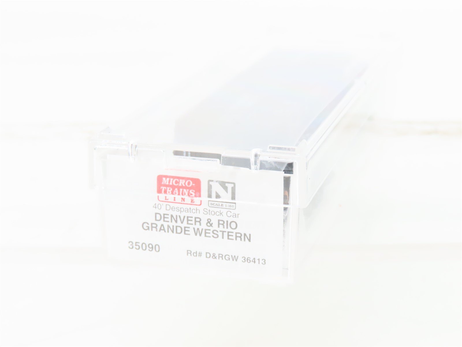 N Scale Micro-Trains MTL 35090 DRGW Rio Grande 40' Stock Car #36413