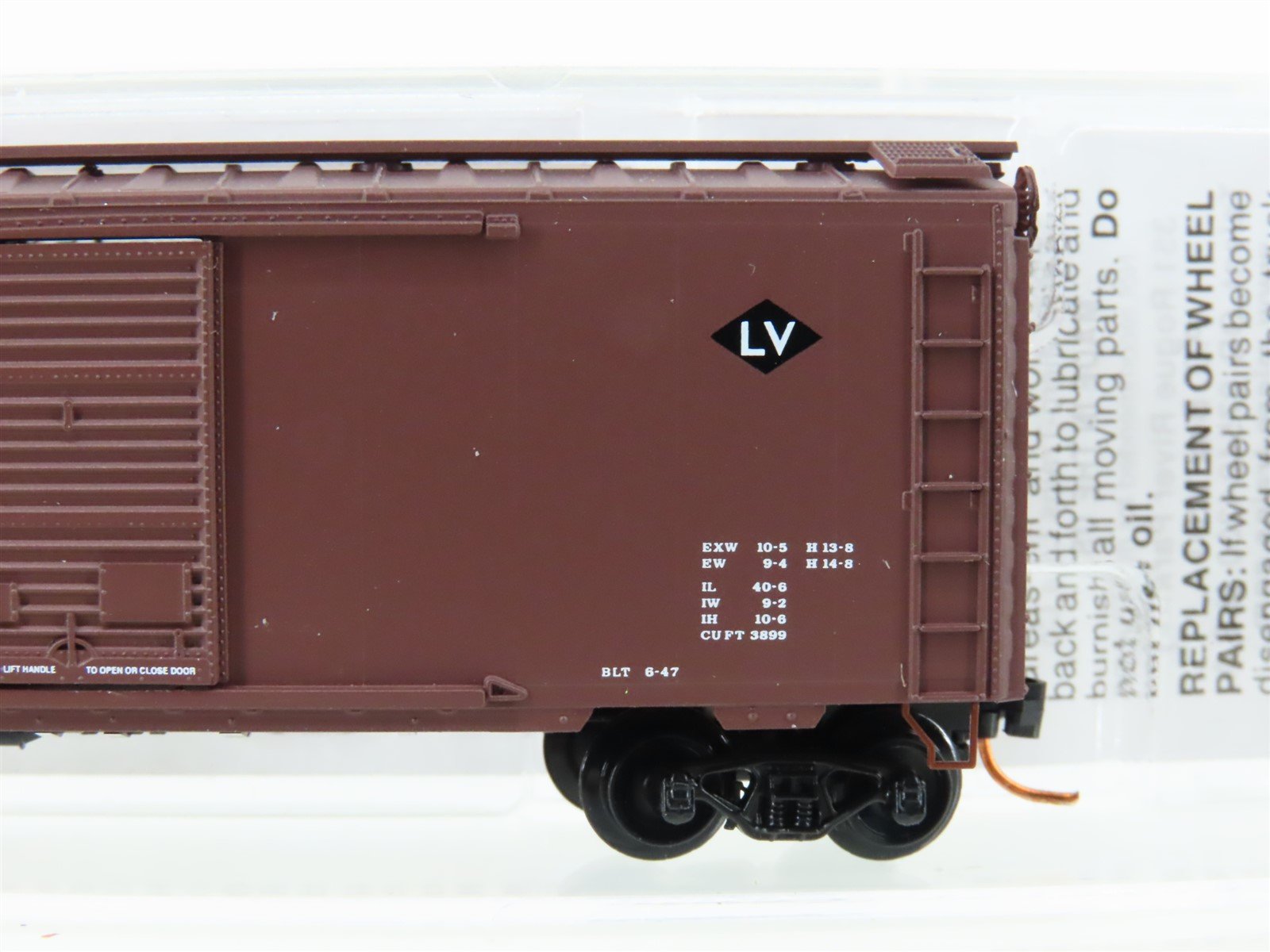 N Scale Micro-Trains MTL 02000786 LV Lehigh Valley 40' Boxcar #62008