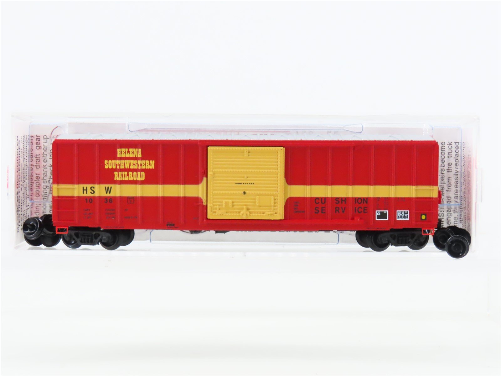N Scale Micro-Trains MTL 25640 HSW Helena Southwestern 40' Standard Boxcar #1036