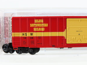 N Scale Micro-Trains MTL 25640 HSW Helena Southwestern 40' Standard Boxcar #1036