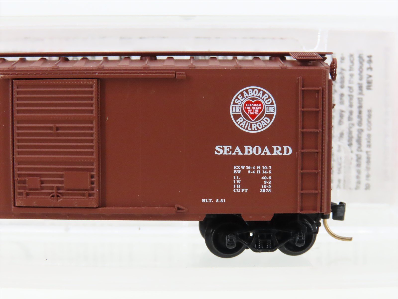 N Scale Micro-Trains MTL 20660 SAL Seaboard Air Line 40' Standard Boxcar #24863