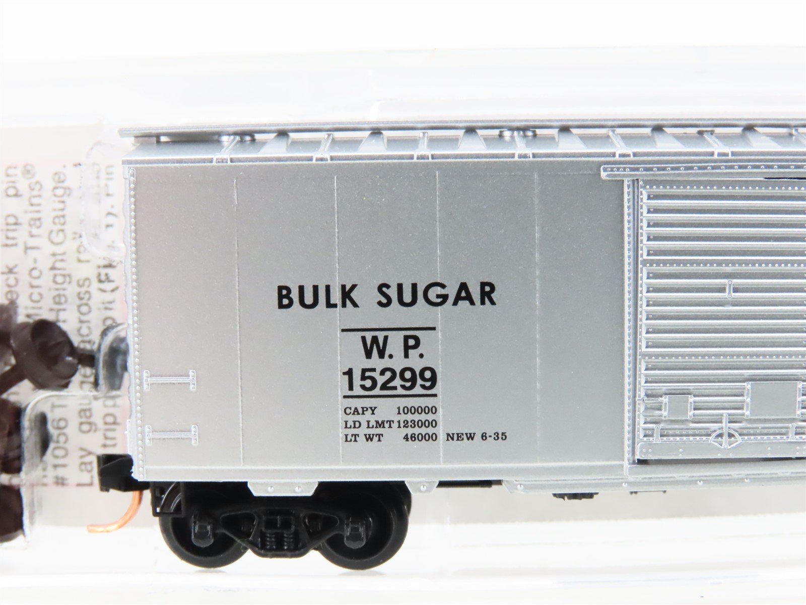 N Scale Micro-Trains MTL 20076 WP Western Pacific 40' Standard Boxcar #15299