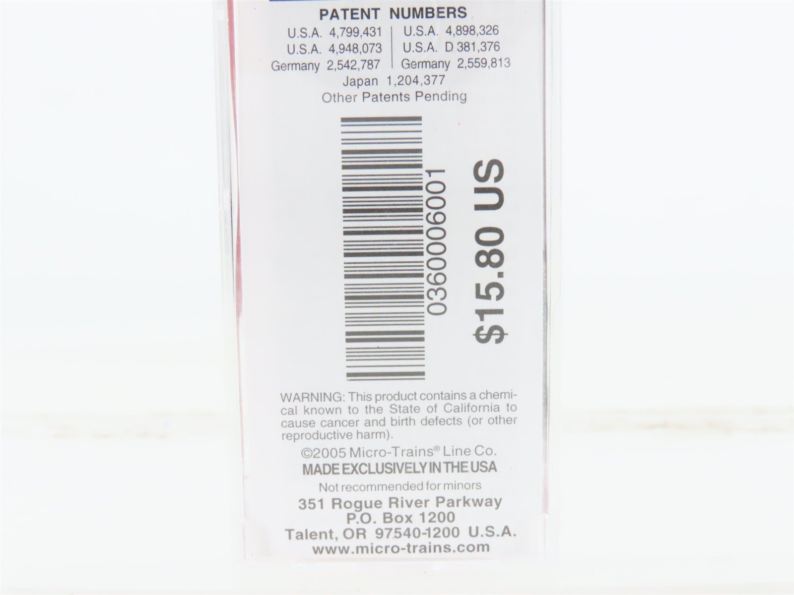 N Scale Micro-Trains MTL 03600060 FEC Florida East Coast 50' Boxcar #5022