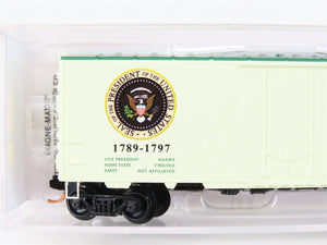 N Scale Micro-Trains MTL 0740010 George Washington 40' Boxcar #1789-1797 wButton