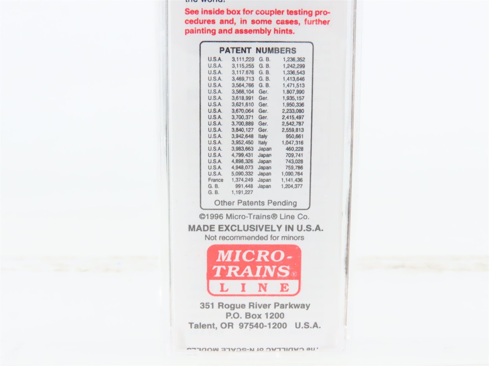 N Scale Micro-Trains MTL 77020 RDG Reading 40' Standard Boxcar #20054