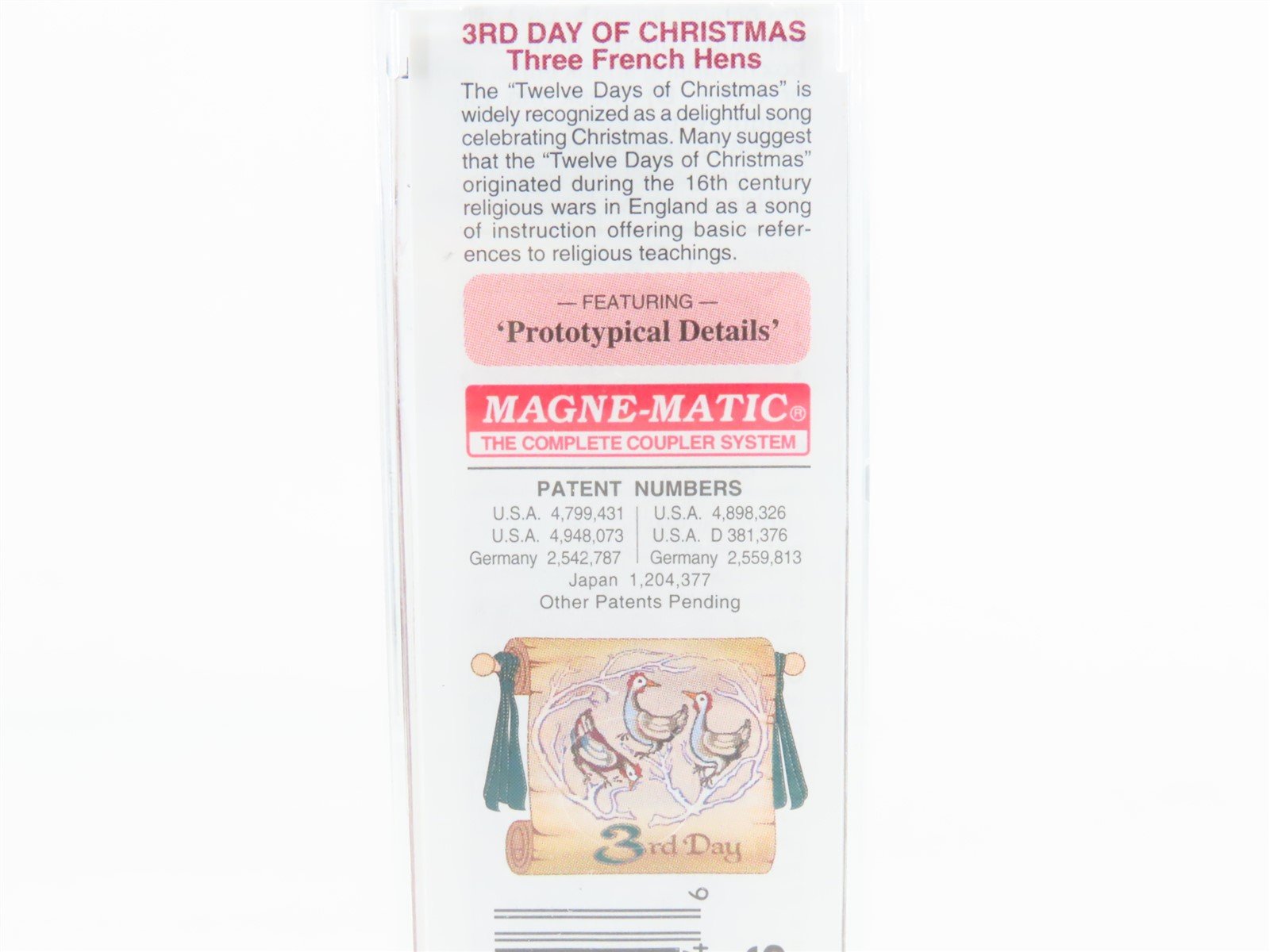 N Scale Micro-Trains 21503 TDOC Twelve Days of Christmas 40' Boxcar #03