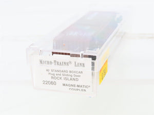 N Scale Micro-Trains 22060 RI Rock Island 40' Standard Boxcar #161495