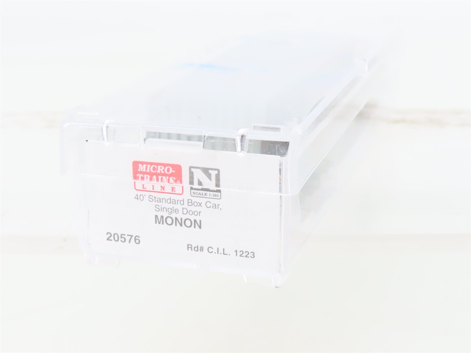 N Scale Micro-Trains MTL 20576 CIL Monon 40' Standard Boxcar #1223