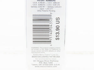 N Micro-Trains 21420 ERDX Eastern States Farmers 40' Standard Boxcar #10060