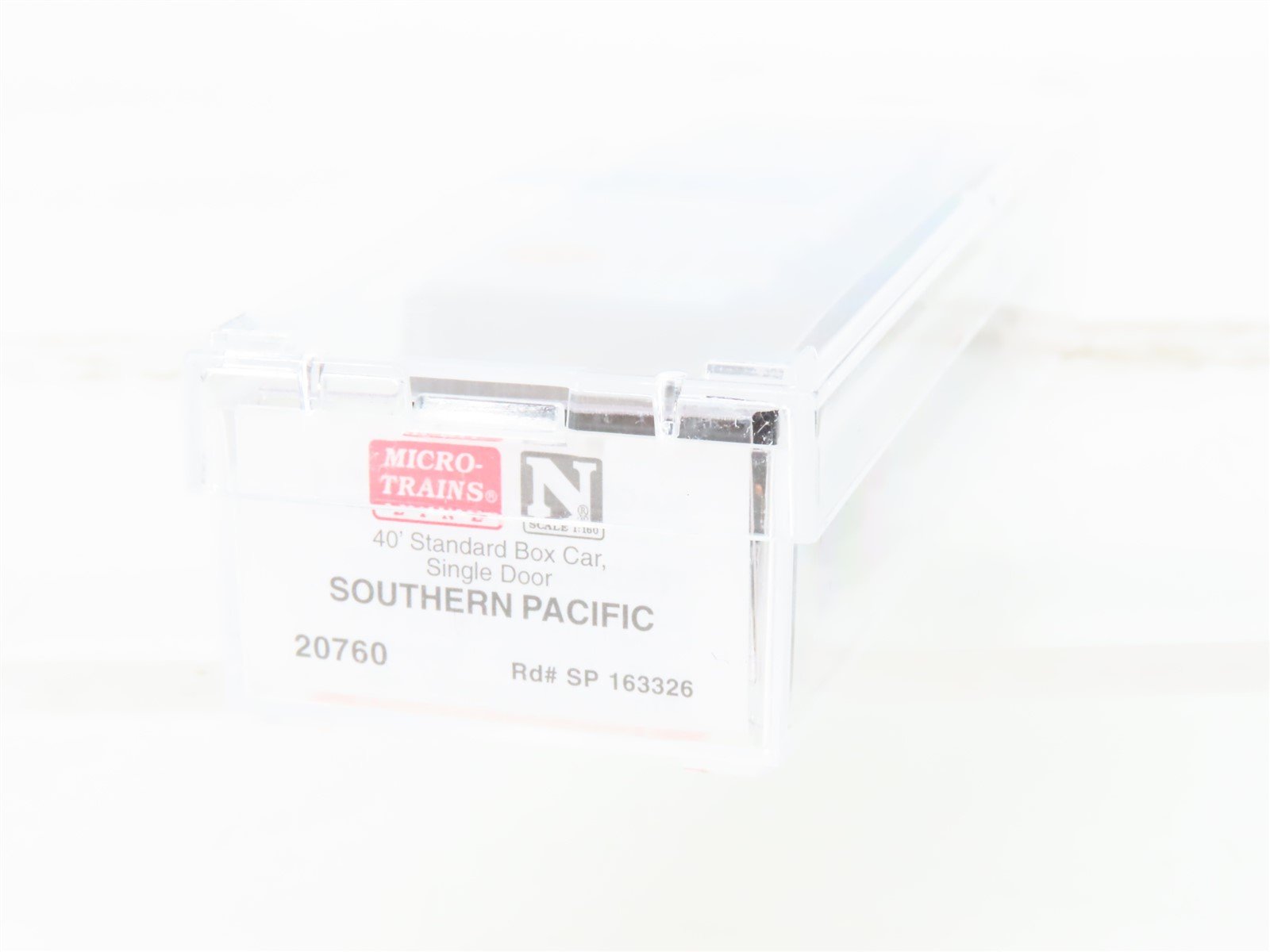 N Scale Micro-Trains 20760 SP Southern Pacific 40' Standard Boxcar #163326
