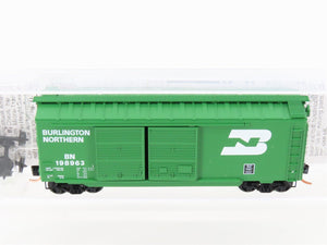 N Scale Micro-Trains 23080 BN Burlington Northern 40' Standard Boxcar #198963