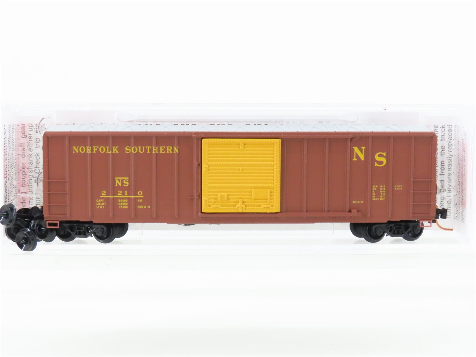 N Scale Micro-Trains 25660 NS Norfolk Southern 50' Standard Boxcar #2210