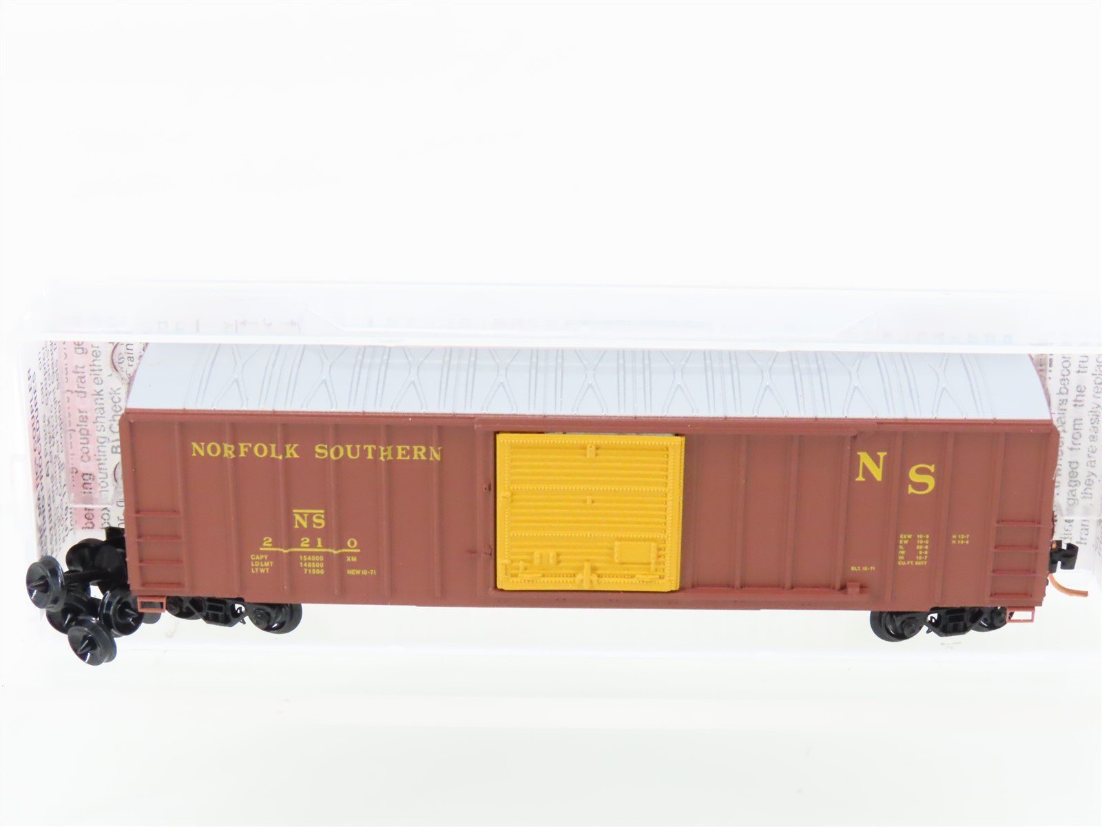 N Scale Micro-Trains 25660 NS Norfolk Southern 50' Standard Boxcar #2210