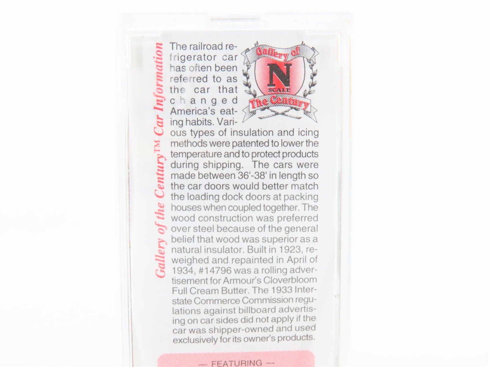 N Micro-Trains MTL 58550 ARLX Armour Refrigerator Line 36 Wood Reefer #14796