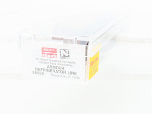 N Micro-Trains MTL 58550 ARLX Armour Refrigerator Line 36 Wood Reefer #14796