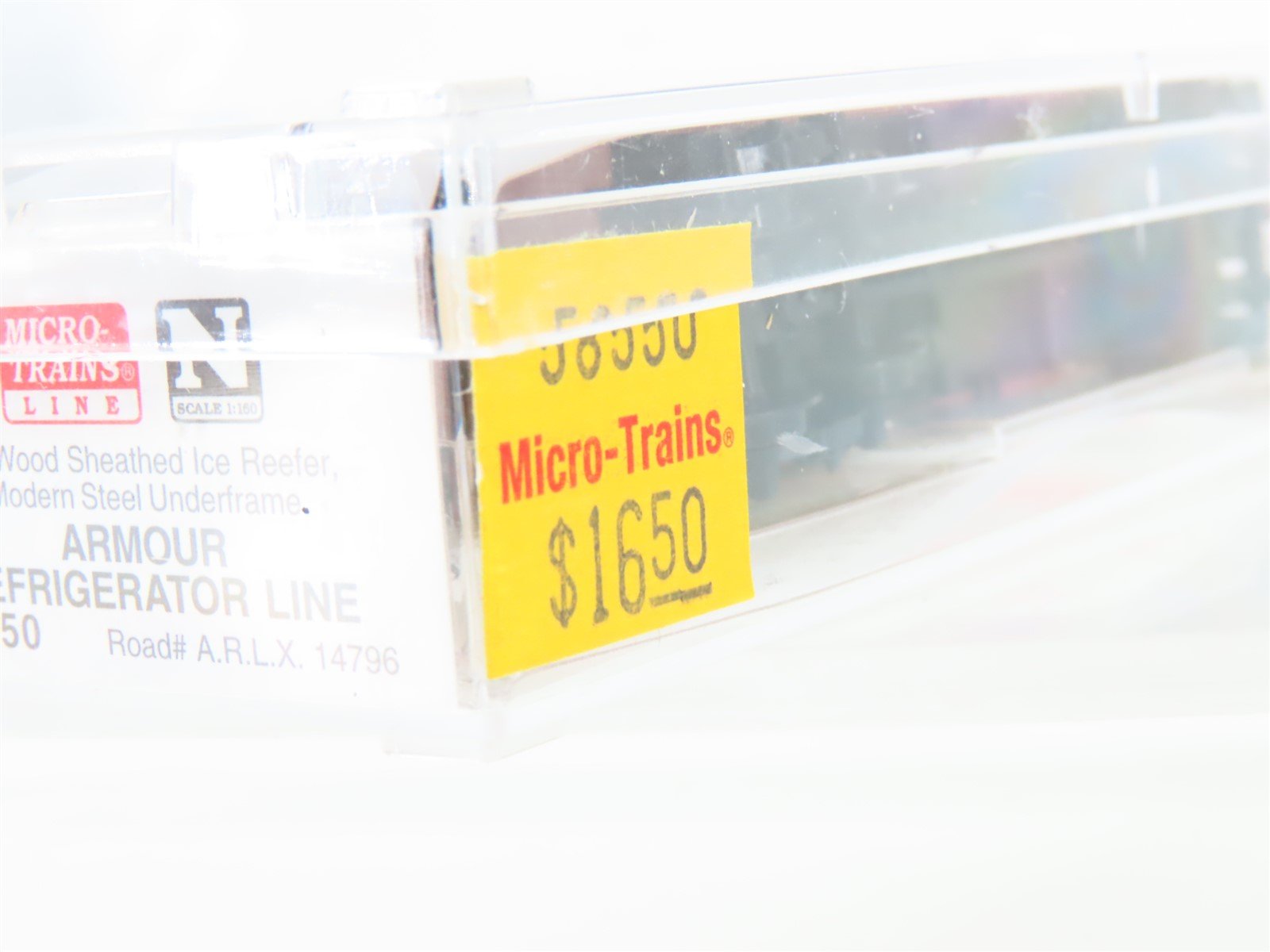 N Micro-Trains MTL 58550 ARLX Armour Refrigerator Line 36 Wood Reefer #14796