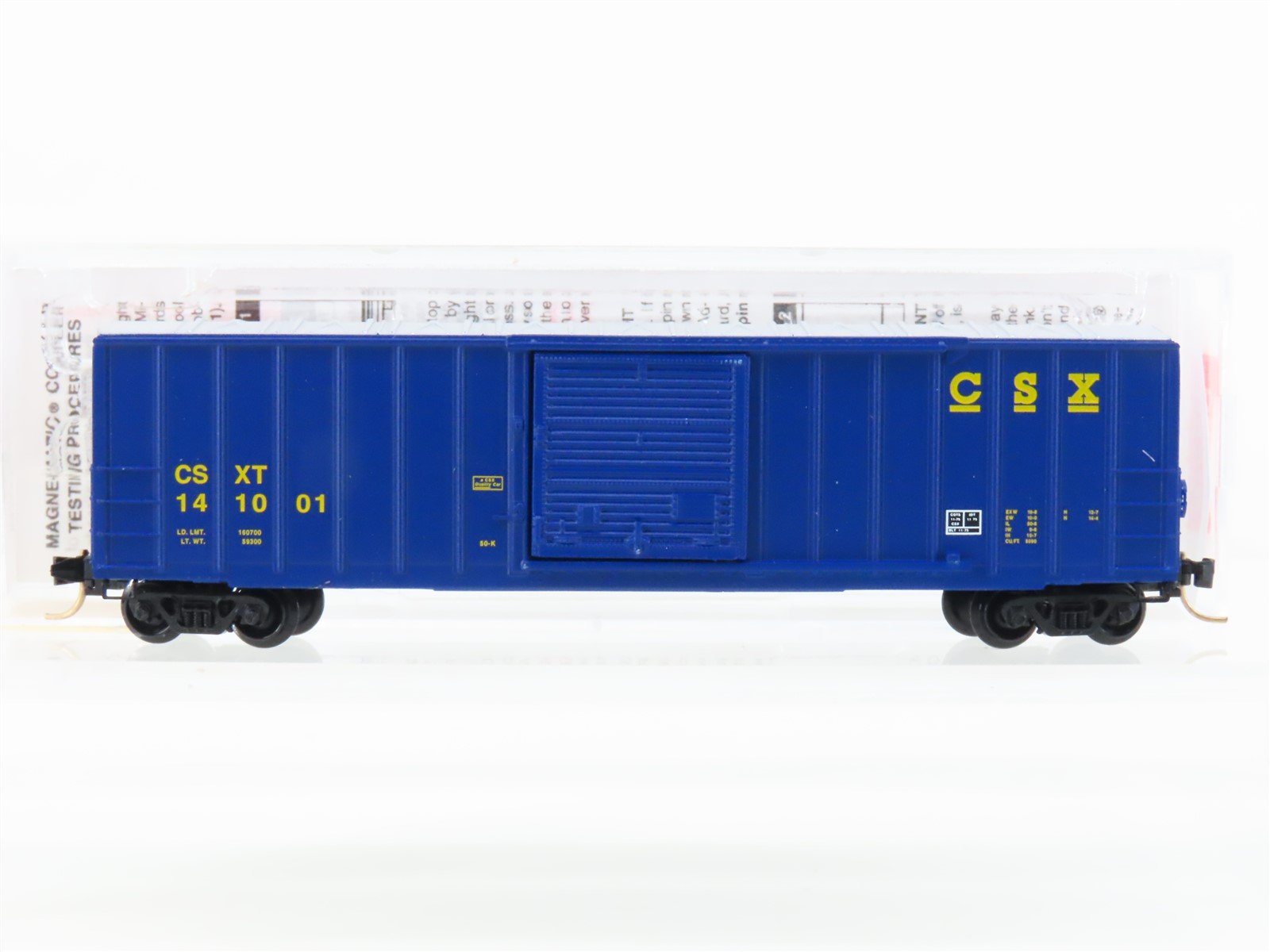 N Scale Micro-Trains MTL 25550 CSX Railway 50' Rib Side Boxcar #141001