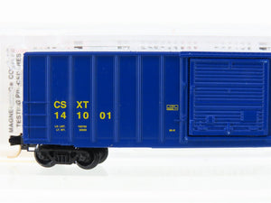 N Scale Micro-Trains MTL 25550 CSX Railway 50' Rib Side Boxcar #141001