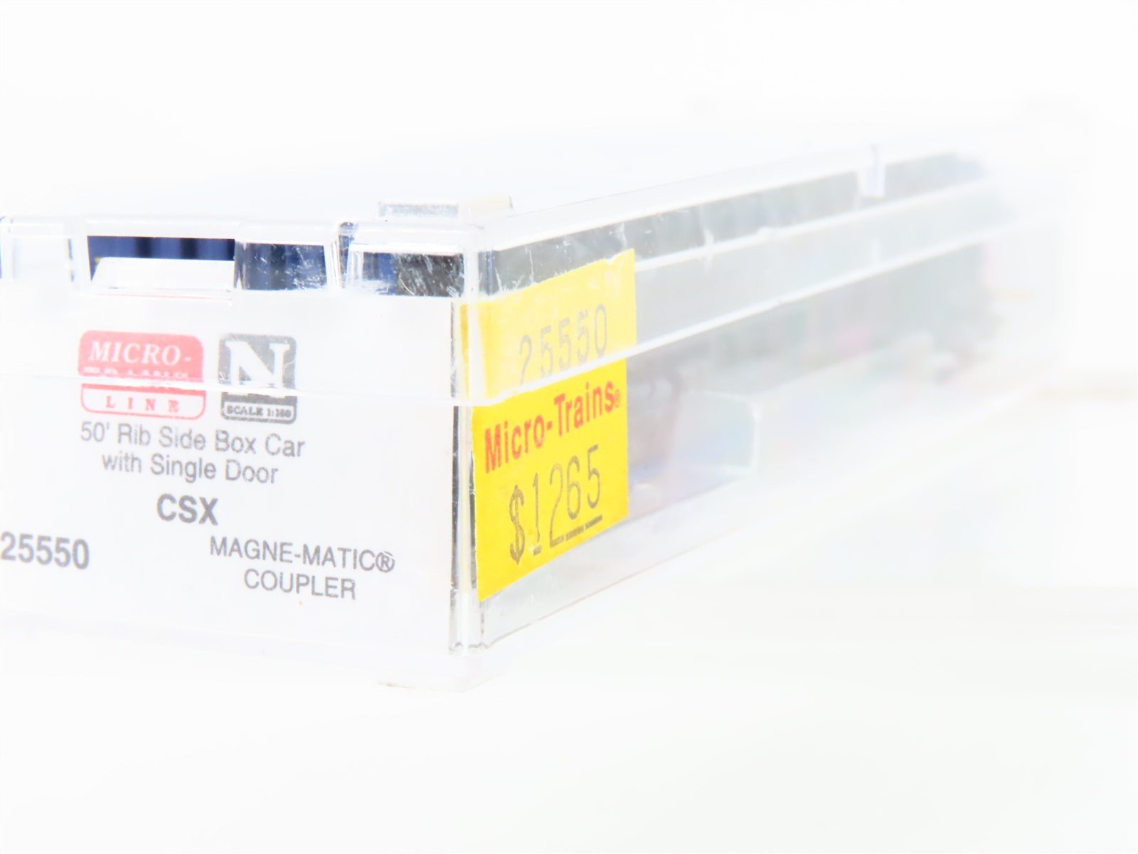 N Scale Micro-Trains MTL 25550 CSX Railway 50' Rib Side Boxcar #141001