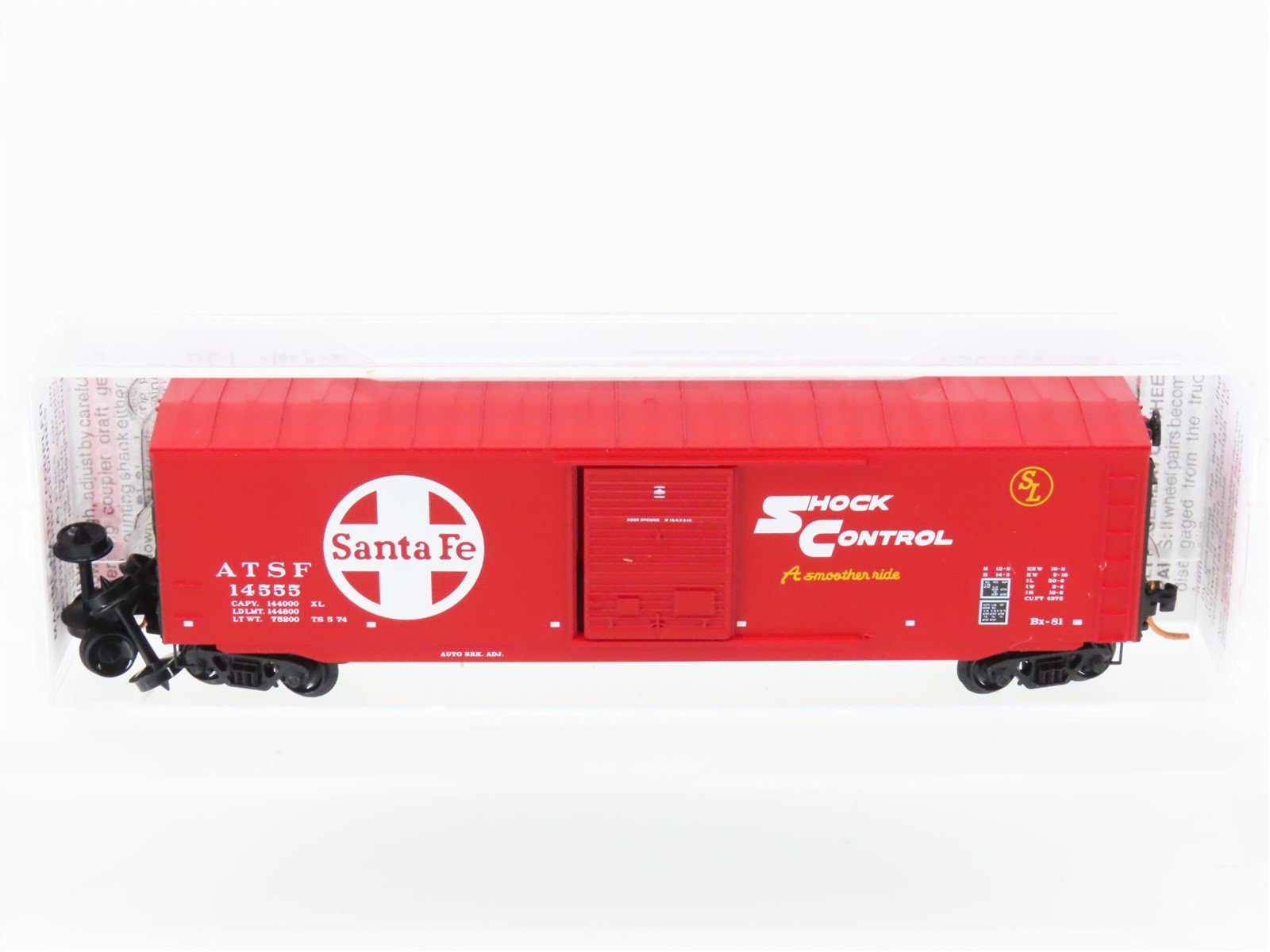 N Scale Micro-Trains 07700140 ATSF Santa Fe 50' Standard Boxcar #14555