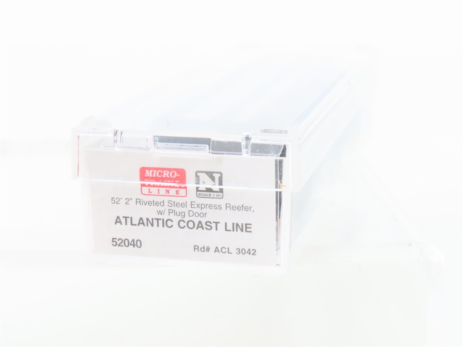 N Scale Micro-Trains 52040 ACL Atlantic Coast Line 52' Express Reefer #3042
