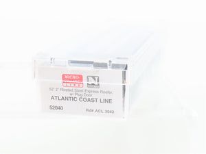 N Scale Micro-Trains 52040 ACL Atlantic Coast Line 52' Express Reefer #3042