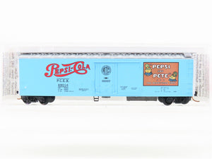 N Scale Micro-Trains 69130 PCEX Pepsi-Cola 51' Rivet Side Mech Reefer #69014