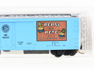 N Scale Micro-Trains 69130 PCEX Pepsi-Cola 51' Rivet Side Mech Reefer #69014