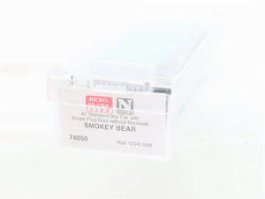 N Scale Micro-Trains 74050 FB Smokey Bear Fire Prevention 40' Boxcar #X12645