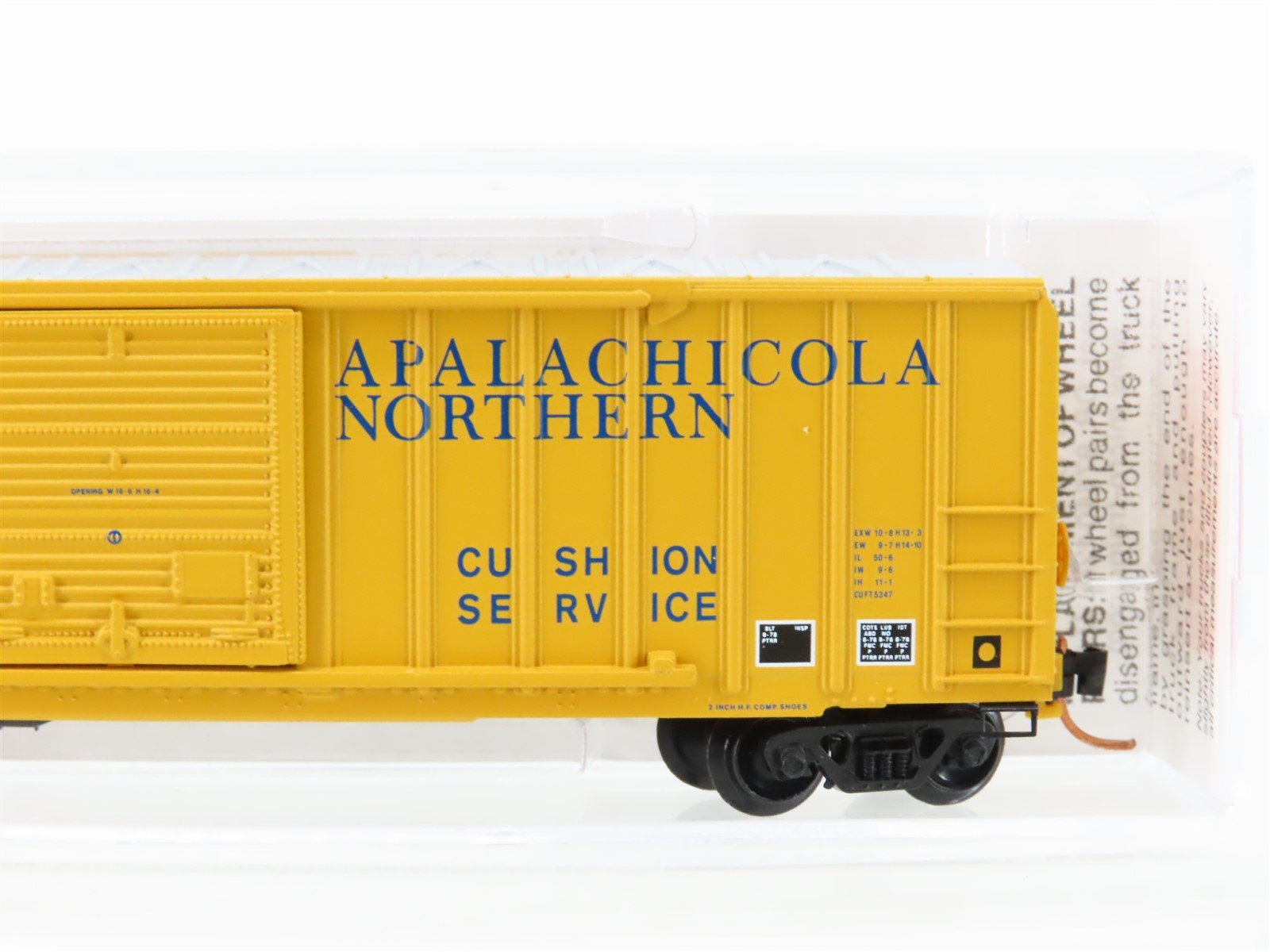 N Scale Micro-Trains 02500580 AN Apalachicola Northern 50' Rib Side Boxcar #5508