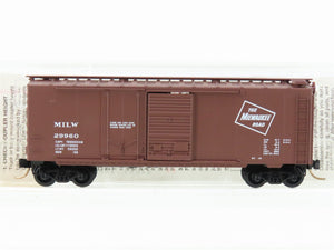 N Scale Micro-Trains 22180 MILW Milwaukee Road 40' Standard Boxcar #29960