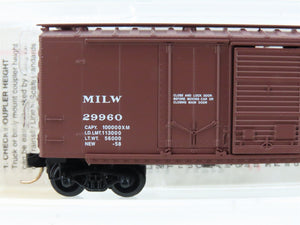 N Scale Micro-Trains 22180 MILW Milwaukee Road 40' Standard Boxcar #29960