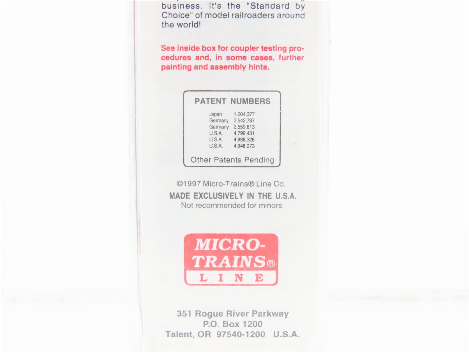 N Scale Micro-Trains 22180 MILW Milwaukee Road 40' Standard Boxcar #29960