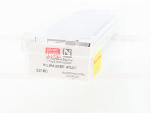 N Scale Micro-Trains 22180 MILW Milwaukee Road 40' Standard Boxcar #29960