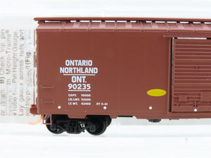 N Scale Micro-Trains 02000376 ONT Ontario Northland 40' Standard Boxcar #90235
