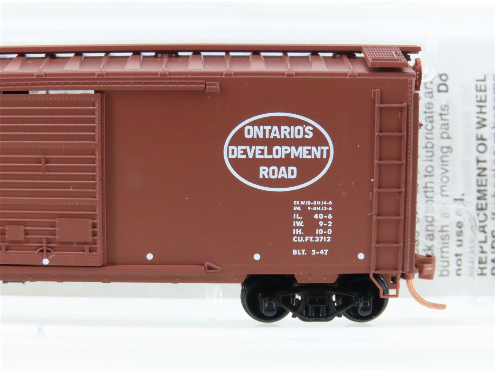 N Scale Micro-Trains 02000376 ONT Ontario Northland 40' Standard Boxcar #90235
