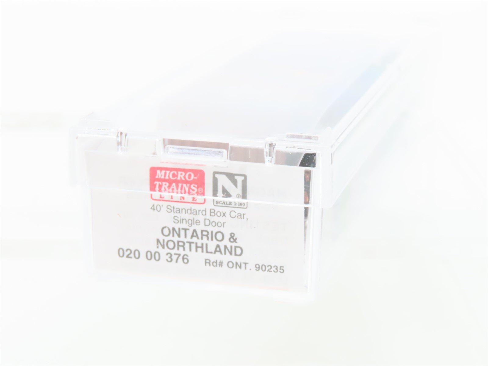 N Scale Micro-Trains 02000376 ONT Ontario Northland 40' Standard Boxcar #90235