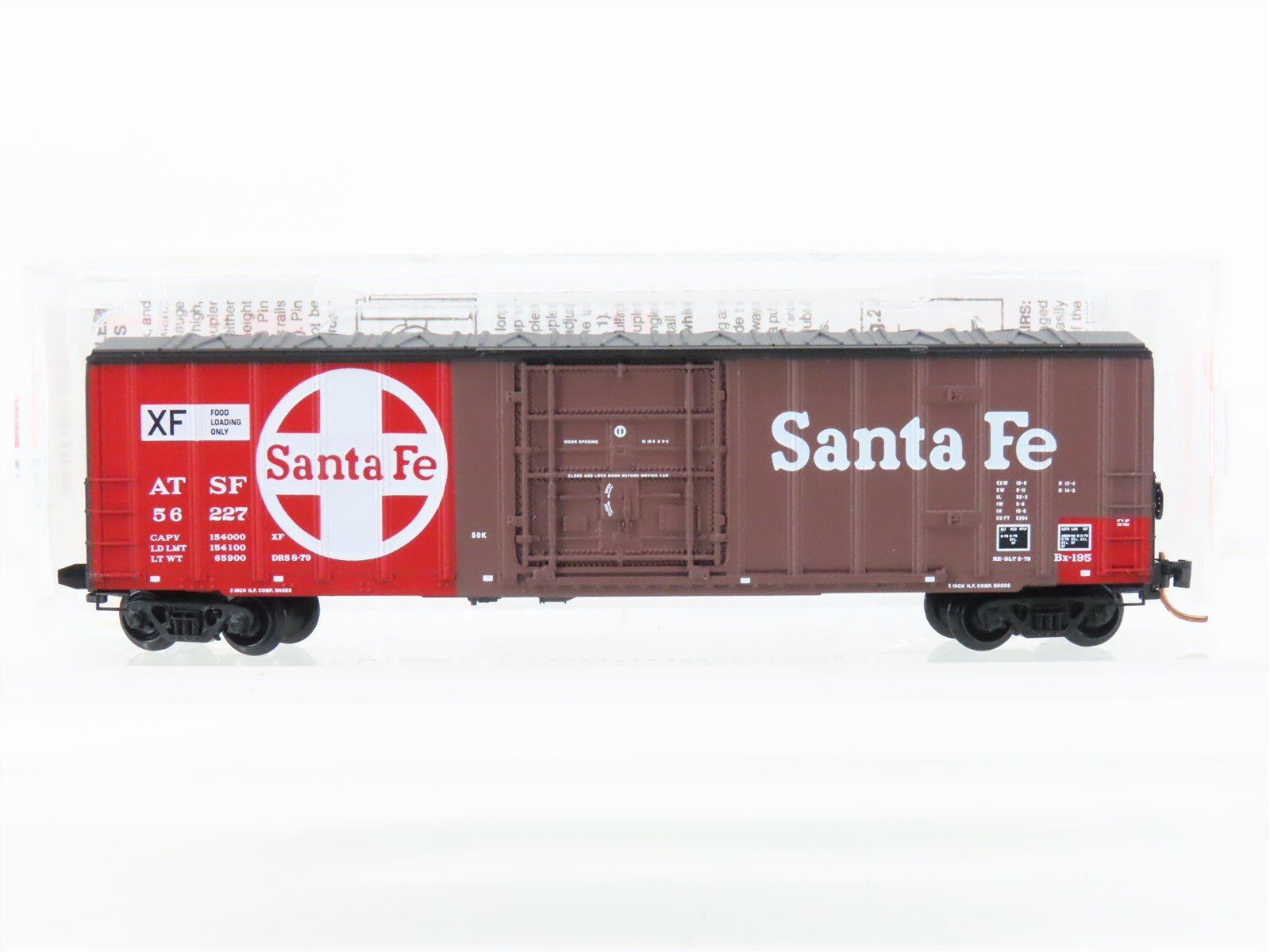N Scale Micro-Trains MTL 27270 ATSF Santa Fe 50' Rib Side Boxcar #56227