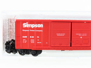 N Micro-Trains MTL 03000110 A&MR Arcata & Mad River 50' Rib Side Boxcar #1071