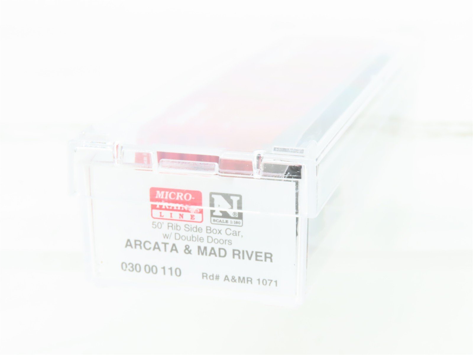 N Micro-Trains MTL 03000110 A&MR Arcata & Mad River 50' Rib Side Boxcar #1071