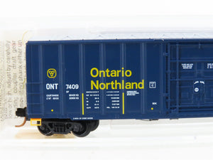 N Scale Micro-Trains MTL 27040 ONT Ontario Northland 50' Ribside Boxcar #7409