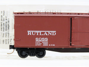 N Scale Micro-Trains MTL 39130 RUT Rutland 40' Wood Boxcar #6088